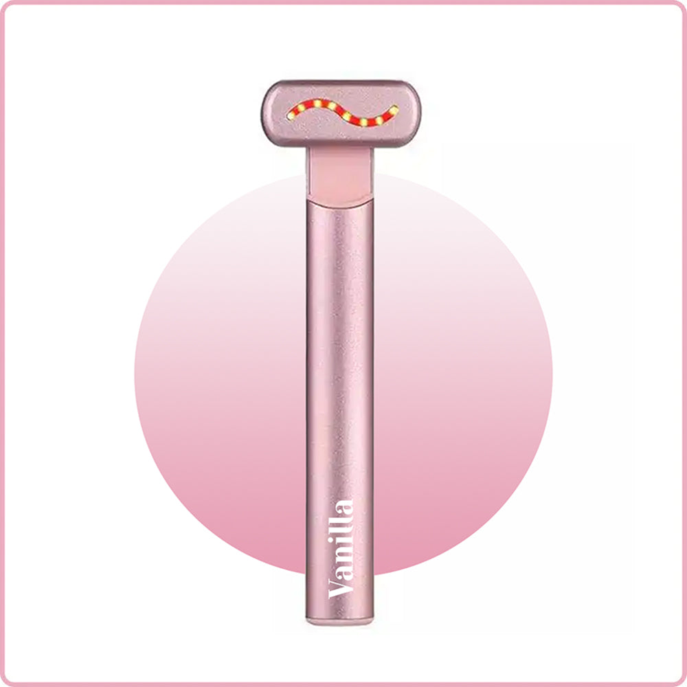 Red light therapy facial wand